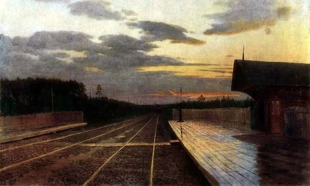 🚇Художники о железной дороге. День рождения И. Левитана.