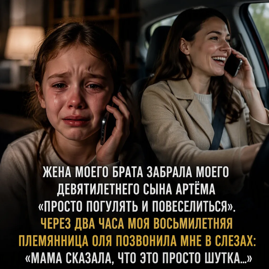 Жена моего брата забрала моего девятилетнего сына Артёма «просто погулять и повеселитьс...