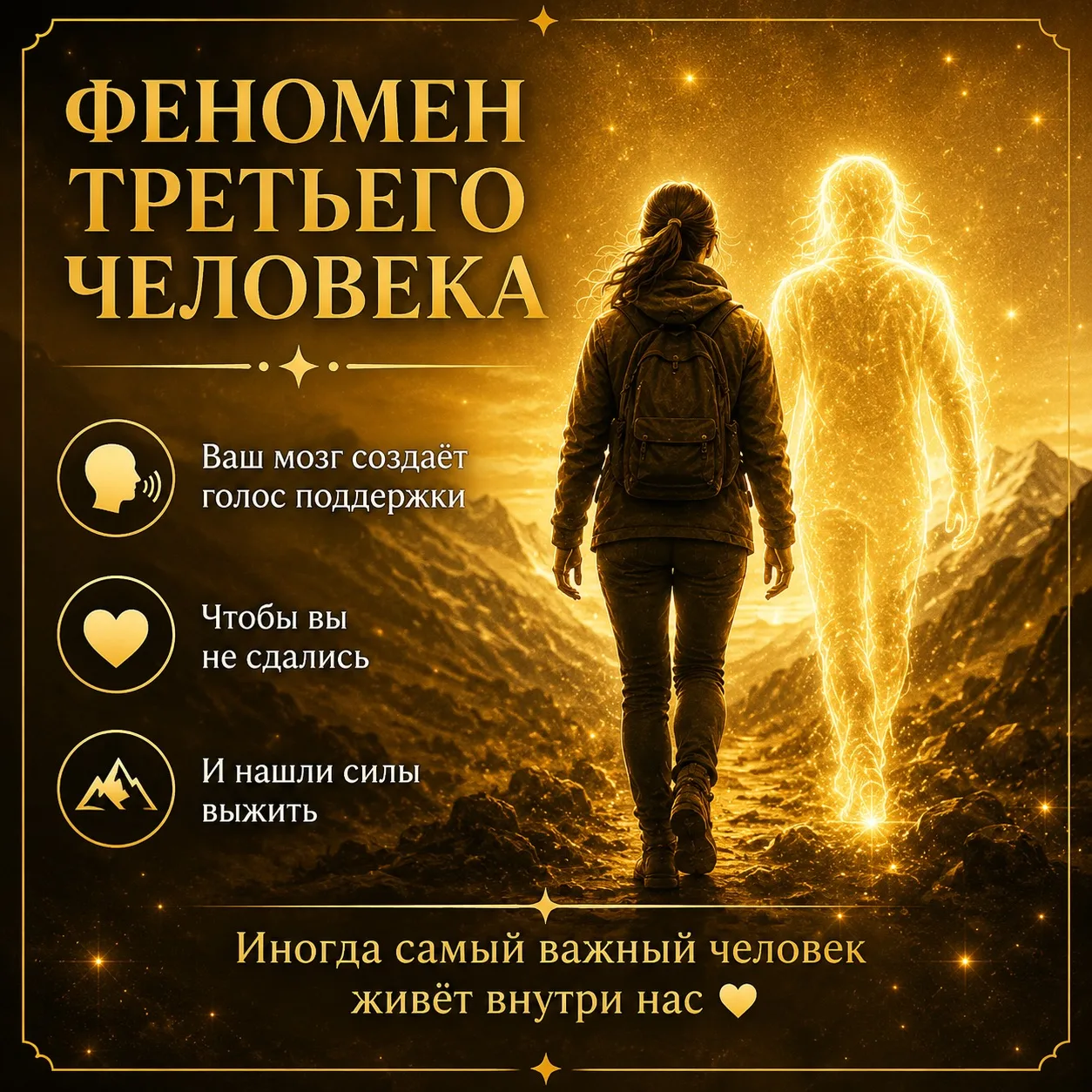 ФЕНОМЕН ТРЕТЬЕГО ЧЕЛОВЕКА — один из самых жутких секретов человеческой психики