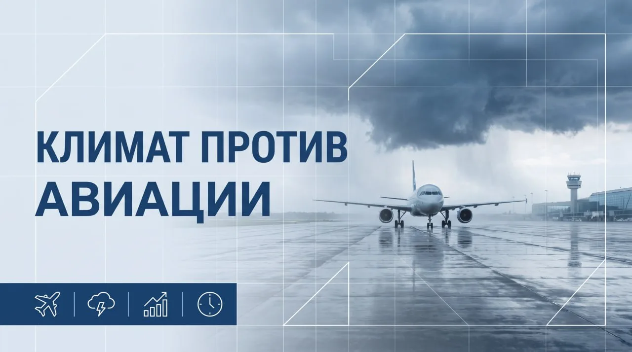 Климат против авиации: больше задержек и дороже билеты