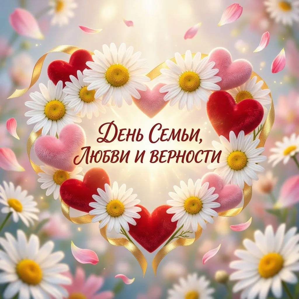 🎉 День семьи, любви и верности: праздник, который согревает сердце! ❤️8 июля в России отмечают День