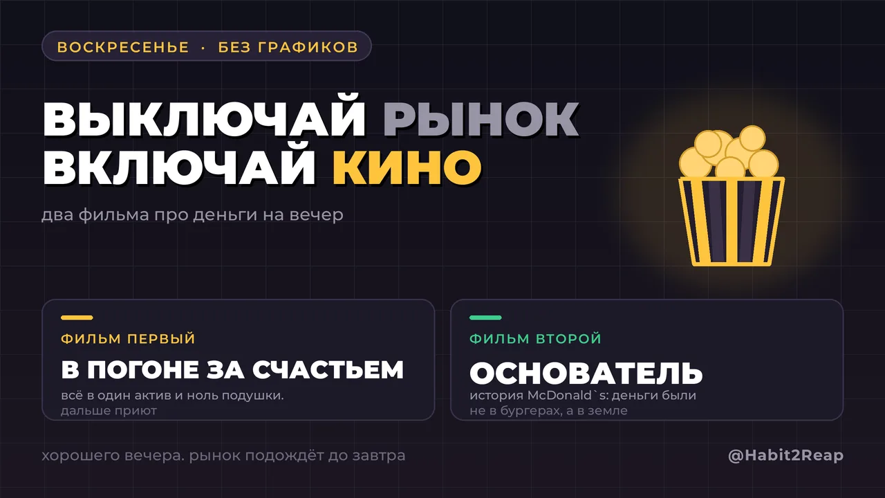 🍿 ВОСКРЕСНЫЙ ВЕЧЕР. ЗАКРЫВАЙ НОУТБУК