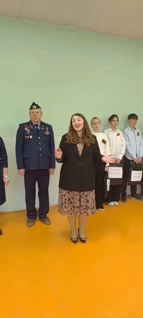 В преддверии великого праздника Дня Победы в гимназии состоялась торжественная церемония посвящения 