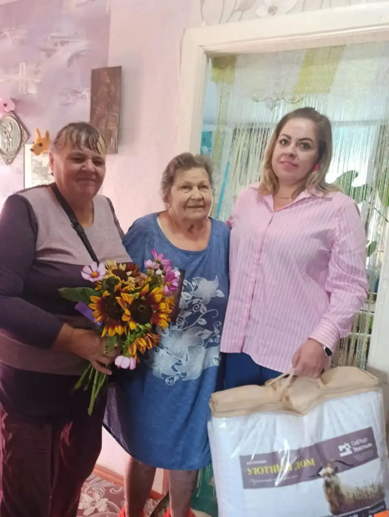 24 августа Глава Колыбельского сельсовета Клавдеева О. В. и Председатель Совета Ветеран...