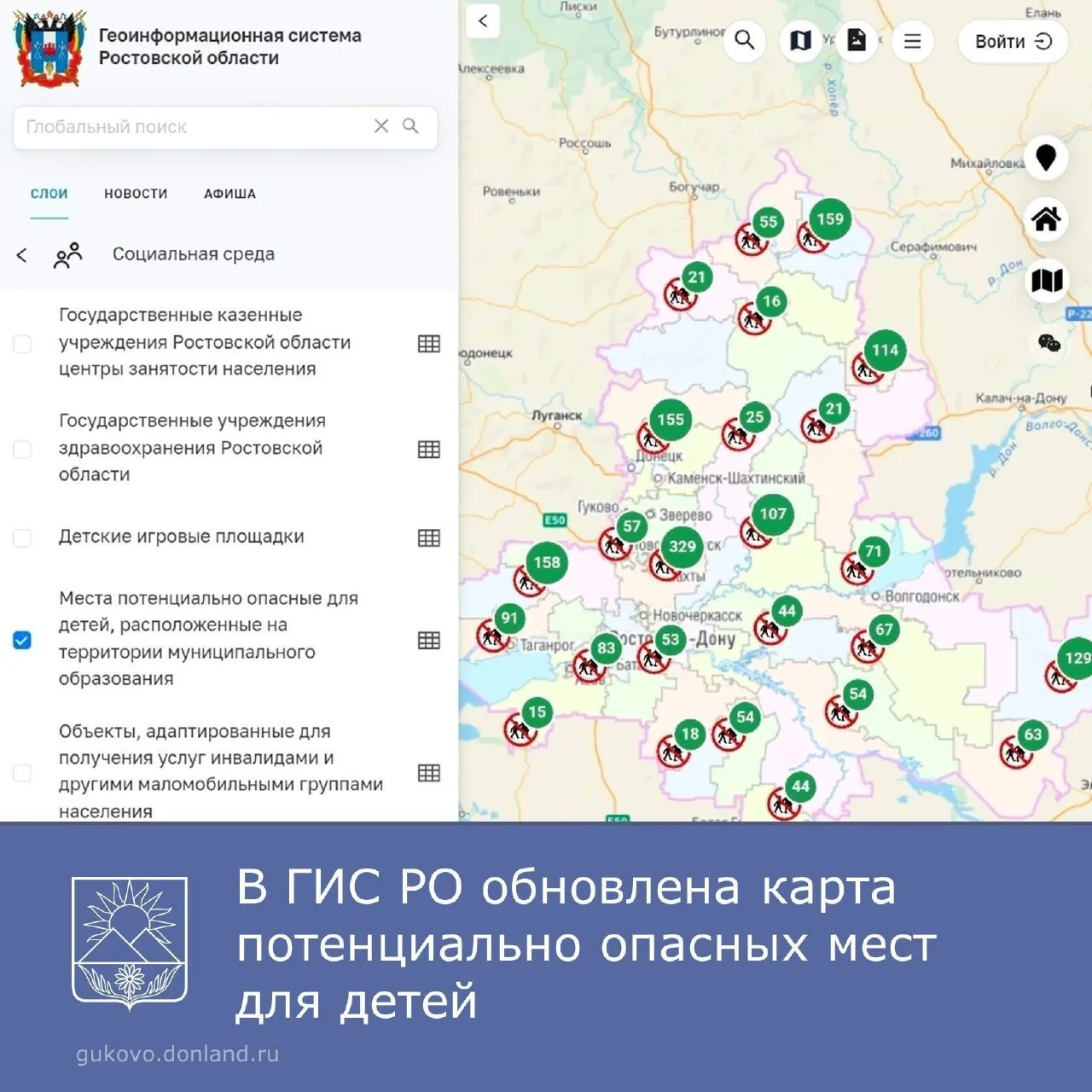 Опасные места