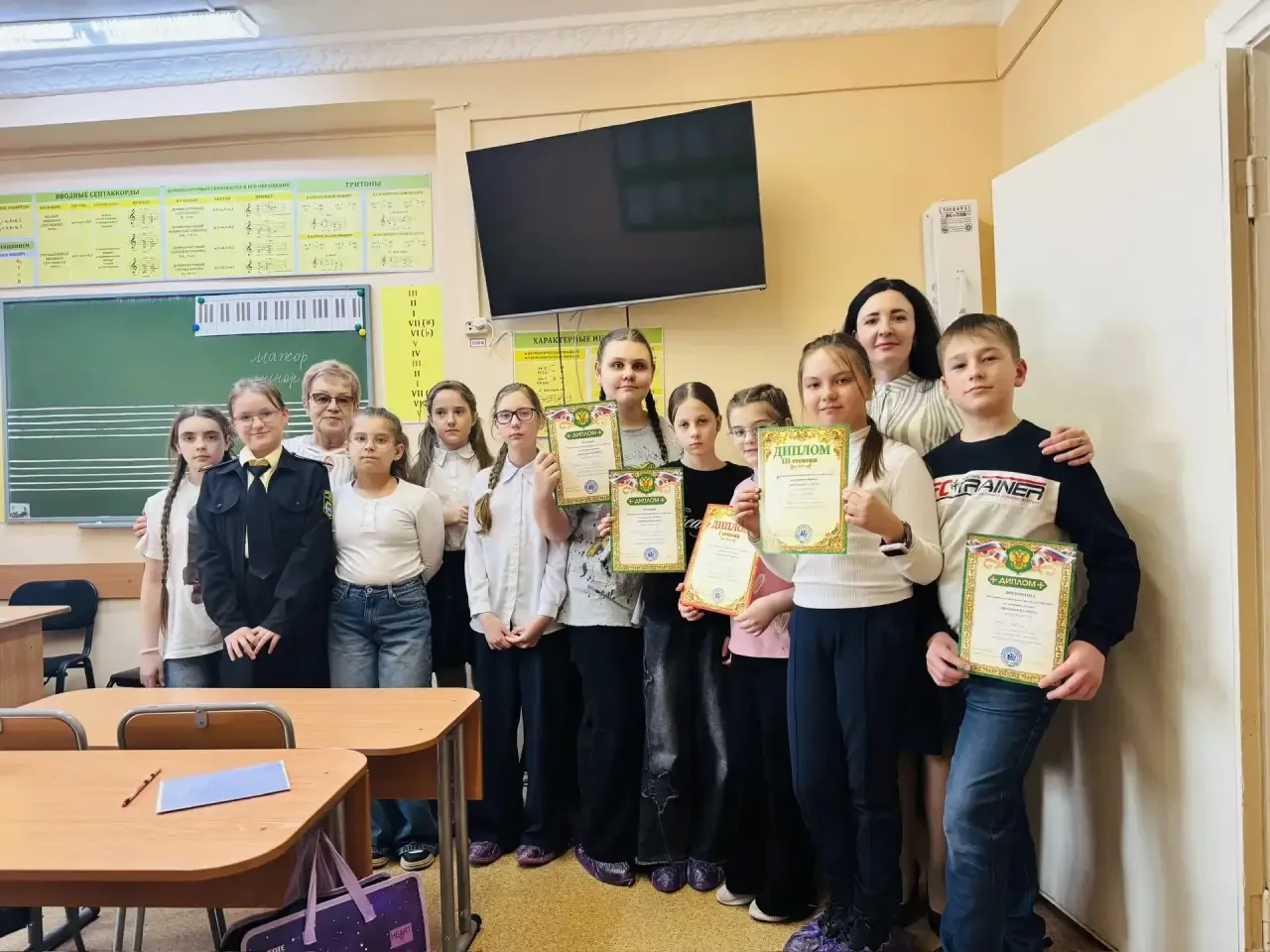 25 и 30 марта в нашей школе прошел конкурс «Звуковая палитра» по сольфеджио и слушанию ...