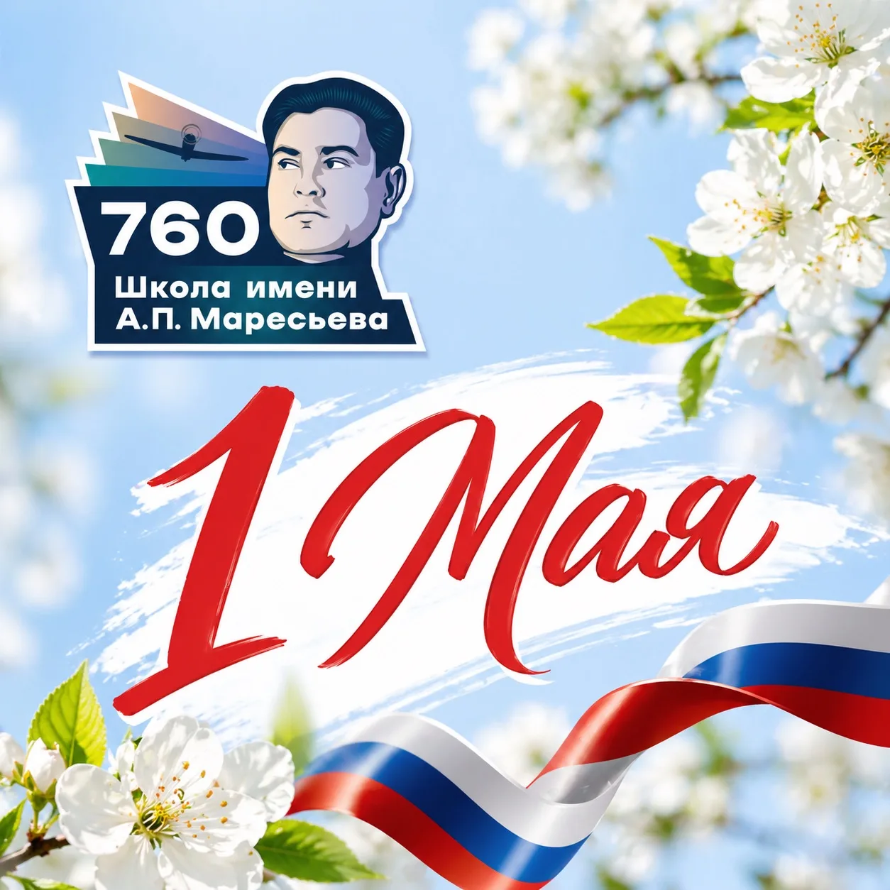 🌷 Дорогие обучающиеся, родители и коллеги!  Поздравляю вас с Праздником Весны и Труда — 1 Мая! Этот 