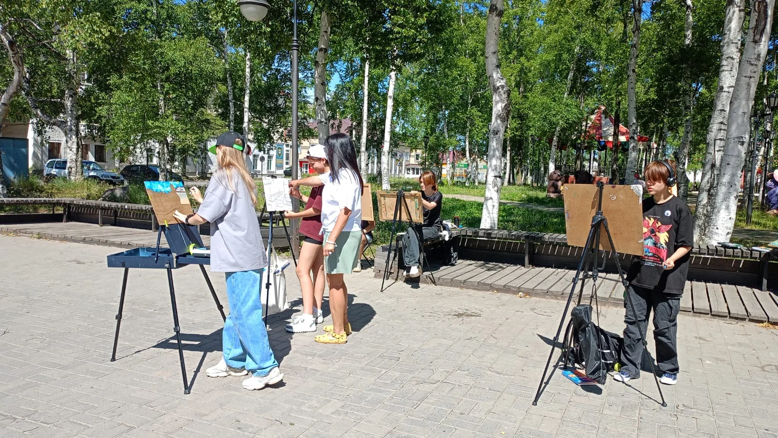 🎨 Прекрасный августовский день на холстах ✨