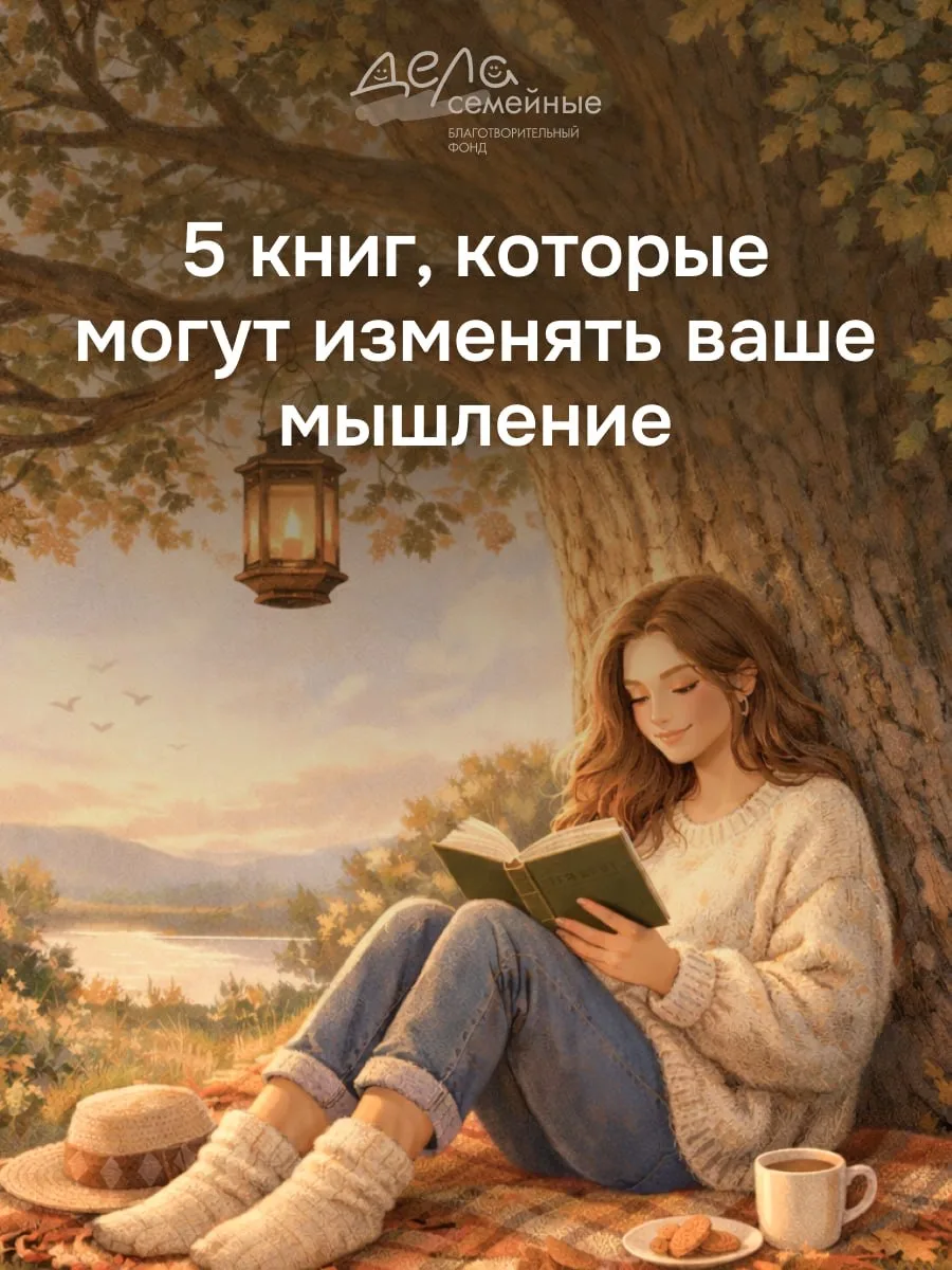 5 книг, которые могут изменять ваше мышление 📚