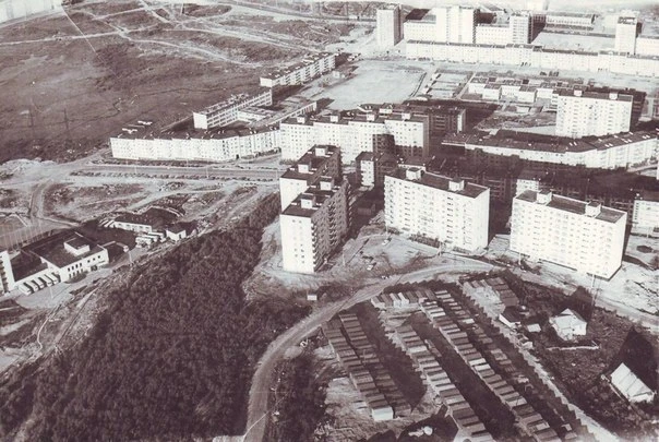 А как вам ретро-фото панорамы с телевизионной вышки на сопке Варничной?