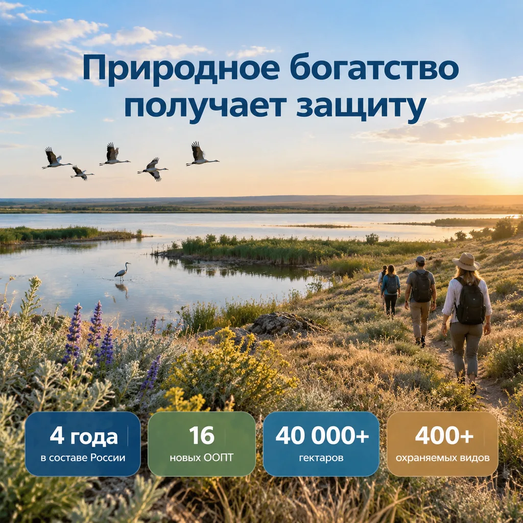🔰 В Херсонской области подготовили проект создания 16 новых ООПТ