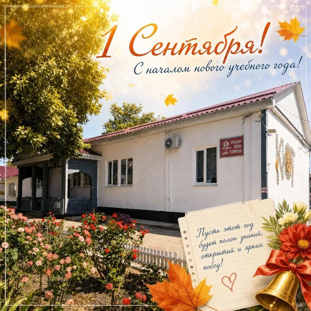 С Днём знаний, юные техники! 🎉🛠
