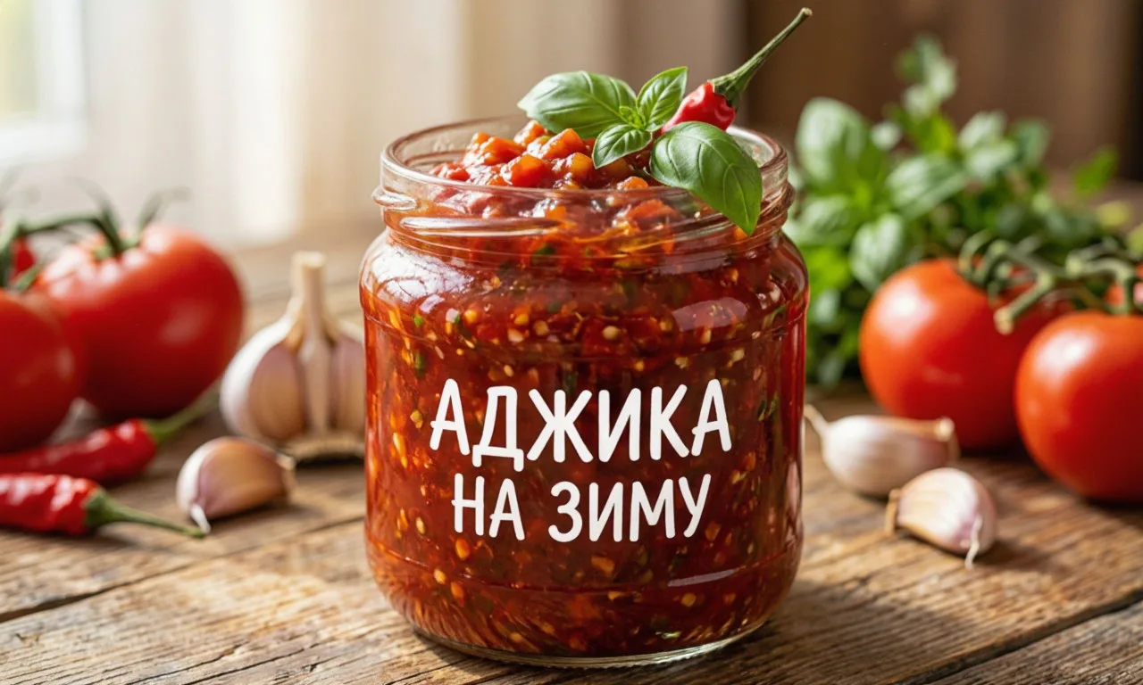 🔥 Домашняя аджика на зиму: остро, ярко и по‑настоящему полезно! 🔥