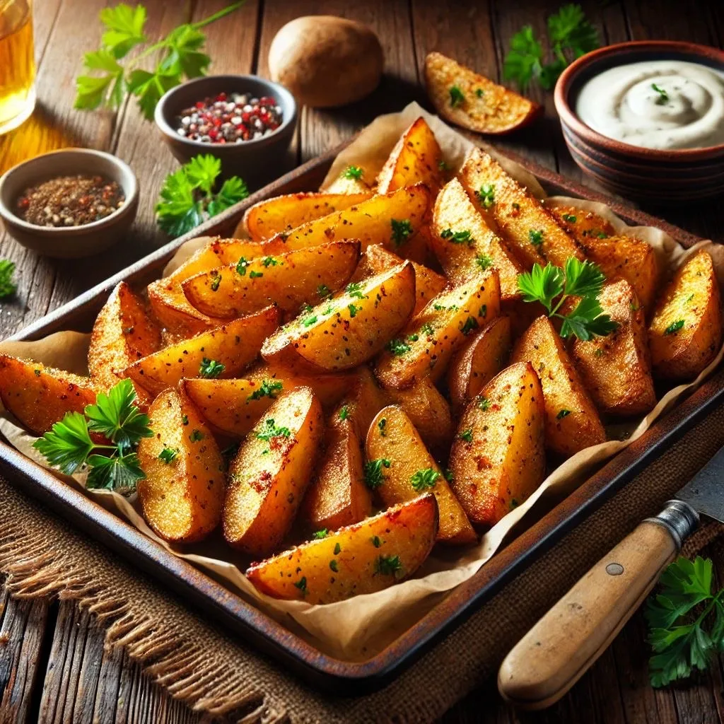 Запеченный батат с травами 🍠