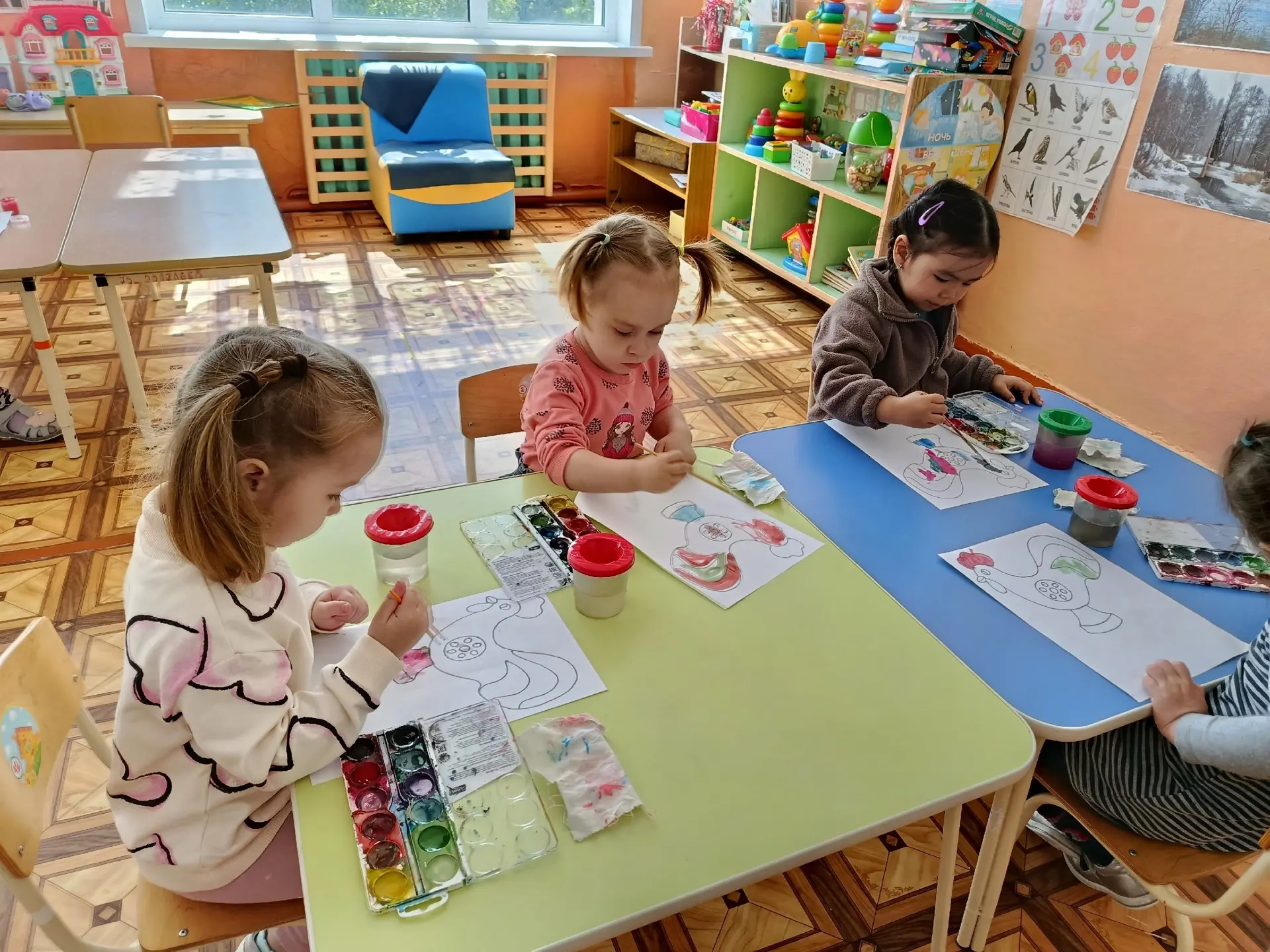 🎨 Творческий полёт фантазии: рисуем петушка в стиле дымковской росписи! 🐓
