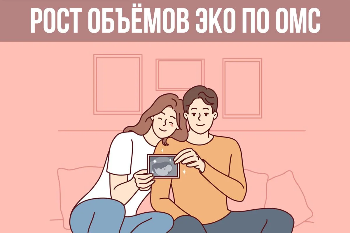 За два года объёмы ЭКО по ОМС увеличились почти на 20%
