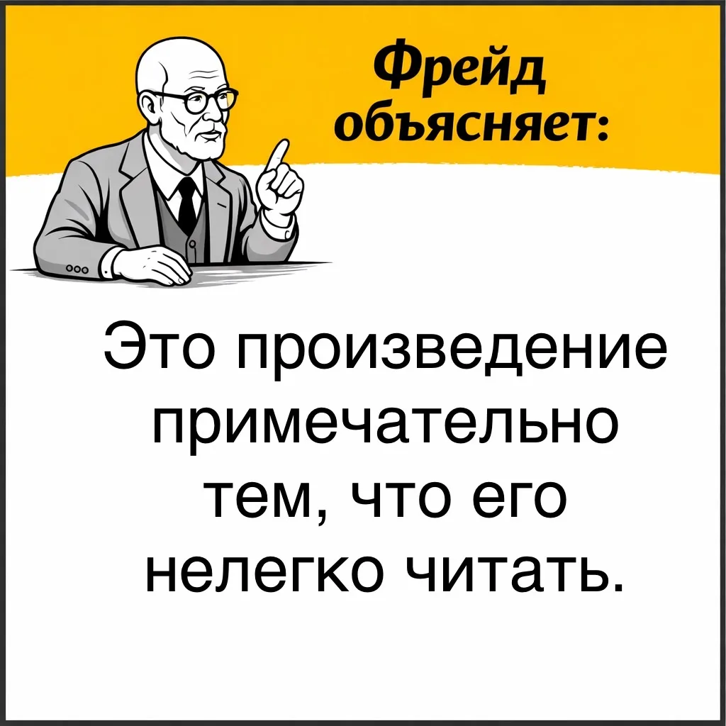 Фрейд обратил внимание на такое высказывания как на пример псевдокомплимента. Фраза звучит как похва