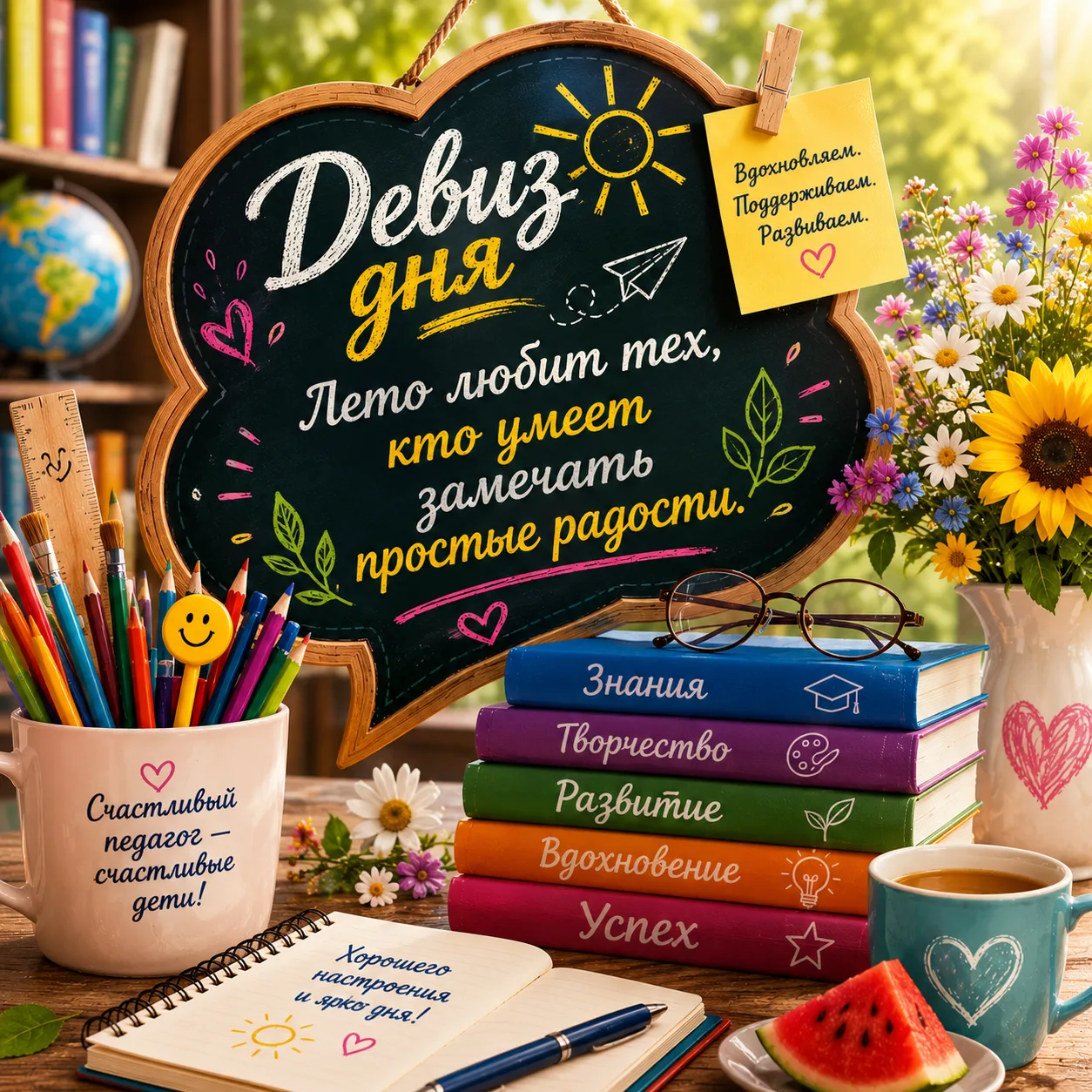 🌿 Девиз дня: Лето любит тех, кто умеет замечать простые радости.