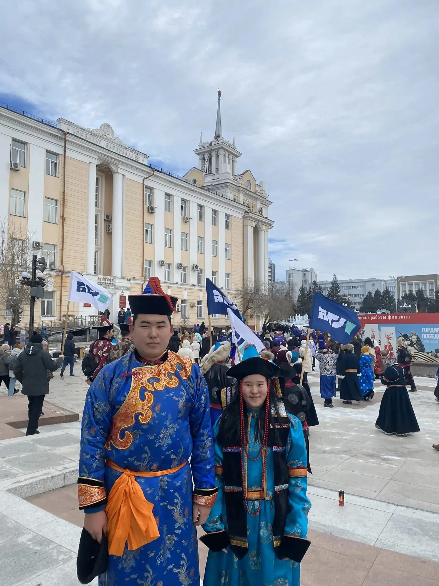 Наши студенты зажгли на Сагаалгане!