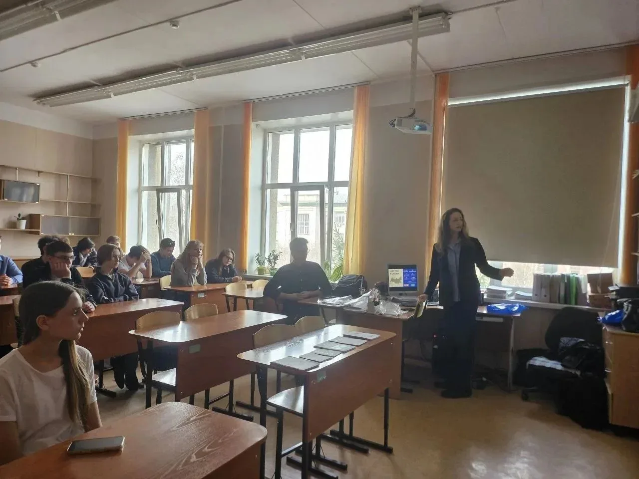 💻СИБГУТИ🎓  23 апреля ученики 9 «Б» класса нашей гимназии приняли участие в увлекательном профориента