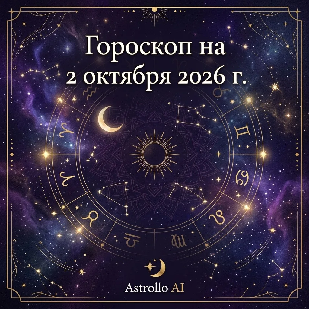 🔮 Гороскоп на 2 октября 2026 г.