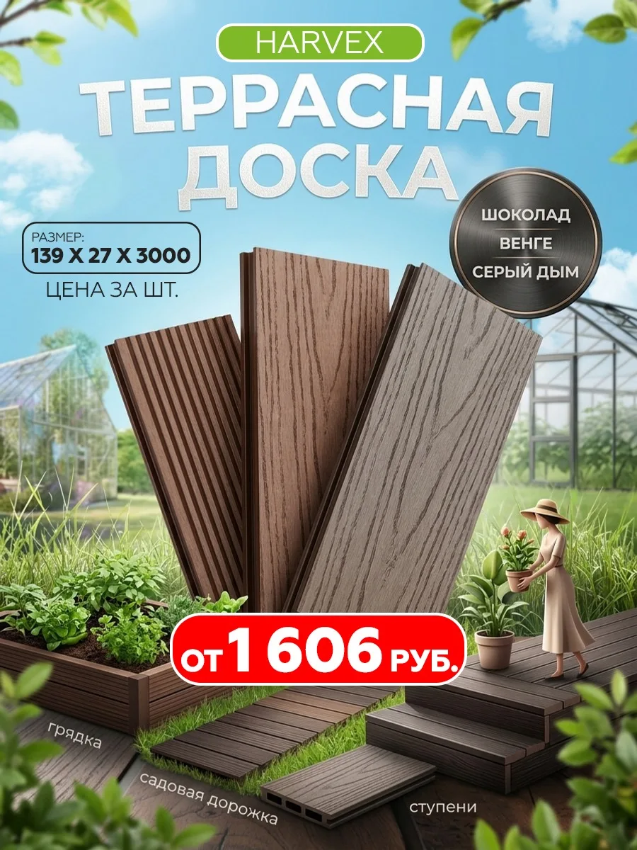 🌳Террасная доска Декинг — когда хочется уюта на улице☀

Представьте пространство, где приятно пить 