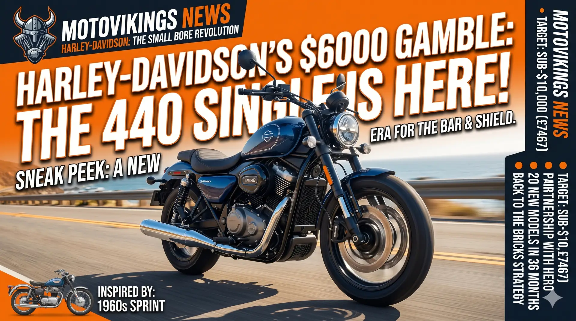 Зачем Harley-Davidson спускается в класс «чекушек»