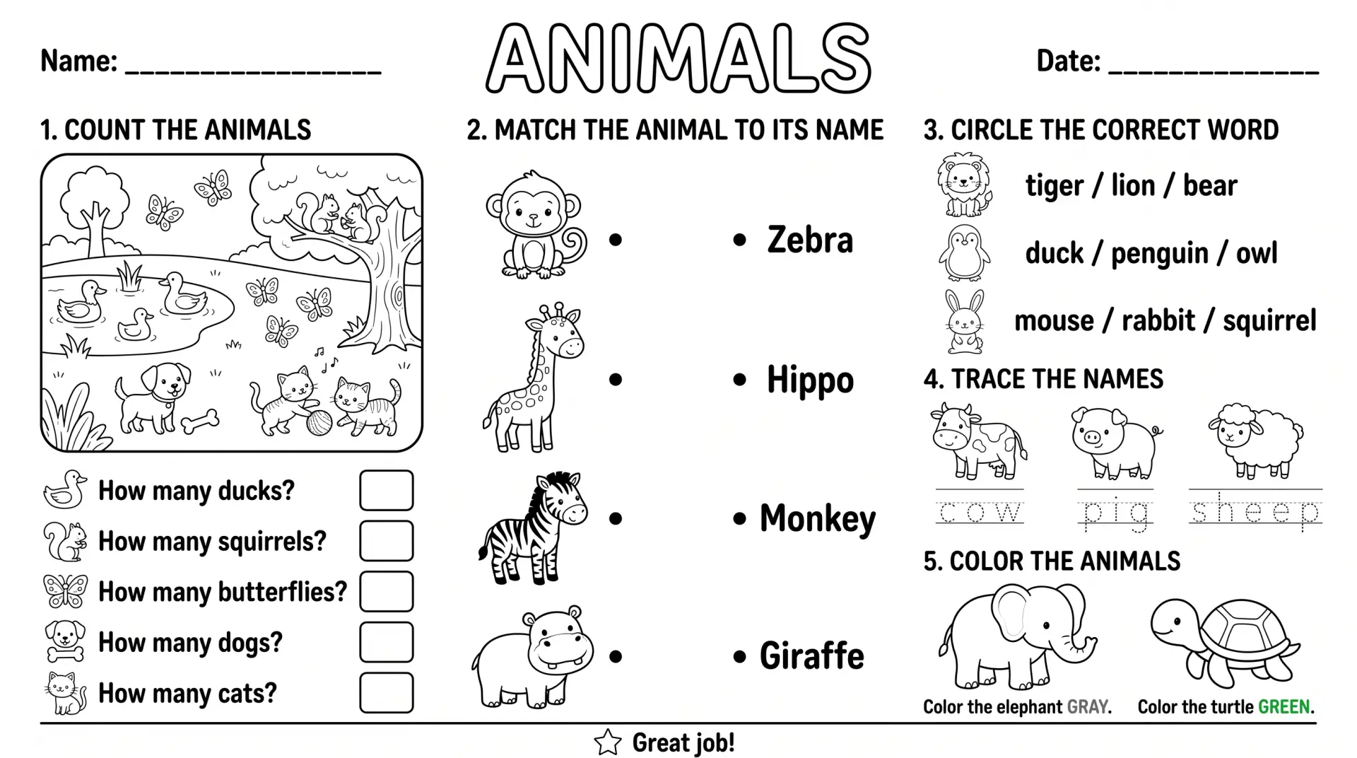 ❤️ ANIMALS VOCABULARY