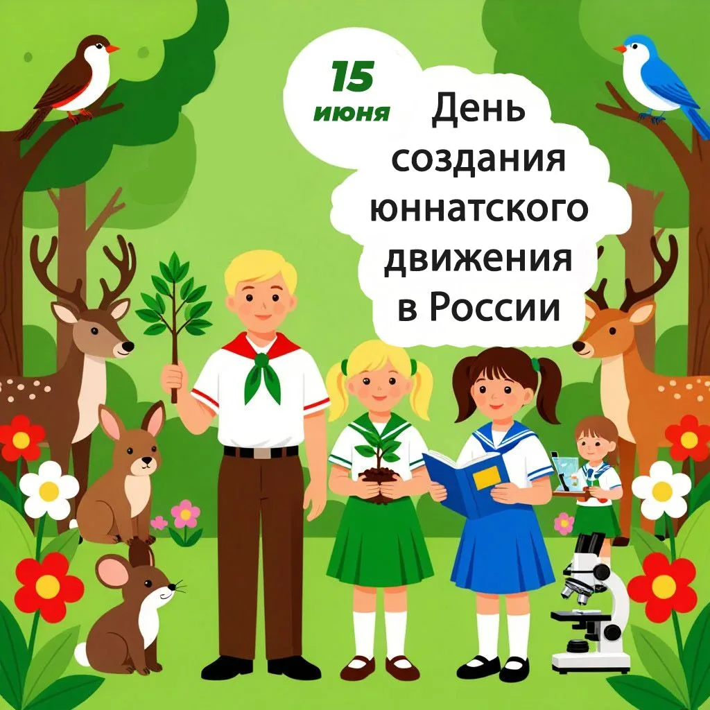 15 июня — День создания юннатского движения! 

Сегодня мы отмечаем важную дату в истории отечественн