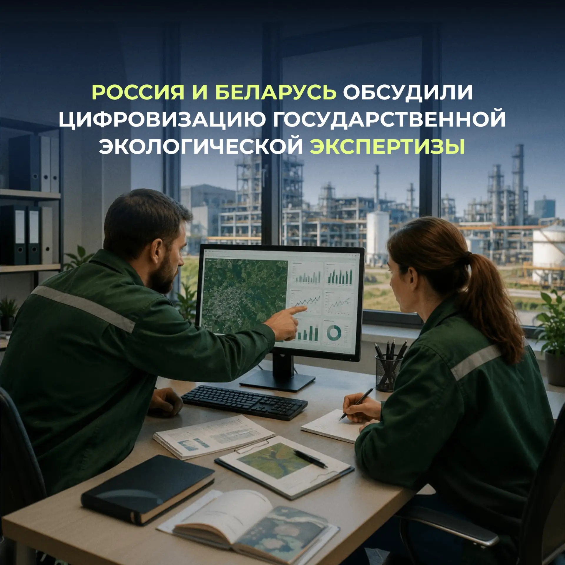 Представители Росприроднадзора и Министерства природных ресурсов и охраны окружающей среды Республик