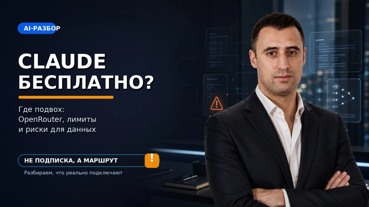 Сейчас в интернете снова хайпуют на формулировке «Claude бесплатно».