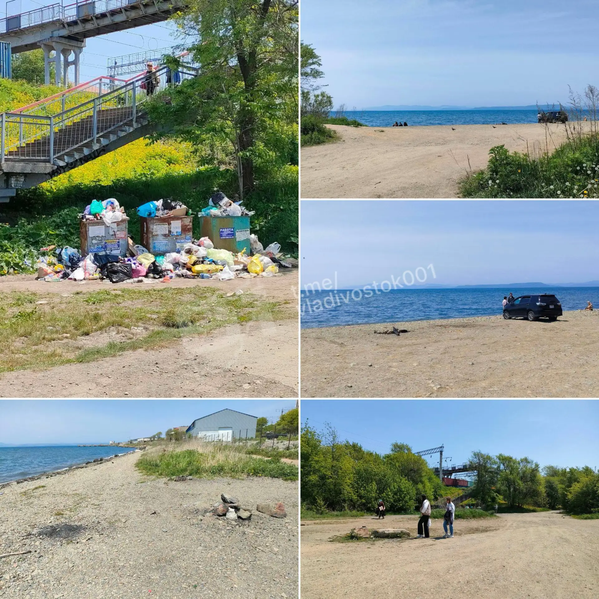 Пляж на Второй речке превратился в свалку с шашлыками.  Горожане жалуются: весь берег загажен костри