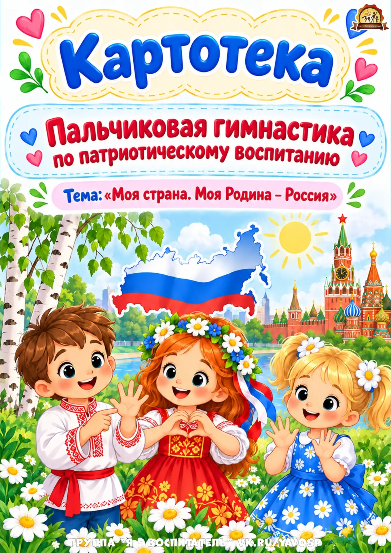 Картотека пальчиковых игр "Моя страна. Моя Родина – Россия"