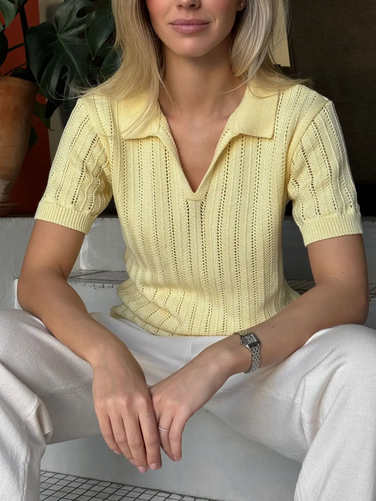 Стильные  трикотажные штучки в трендовом оттенке " сливочное масло" 💛💛💛  Оставь свою реакцию 1- 🔥 2 