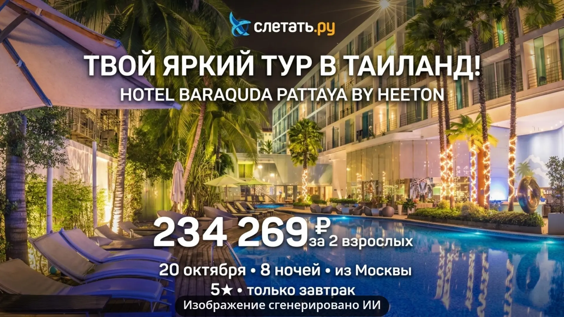 🌴 Устали от осенней хандры? Мечтаете о солнце, море и экзотике? Тогда этот тур для вас...