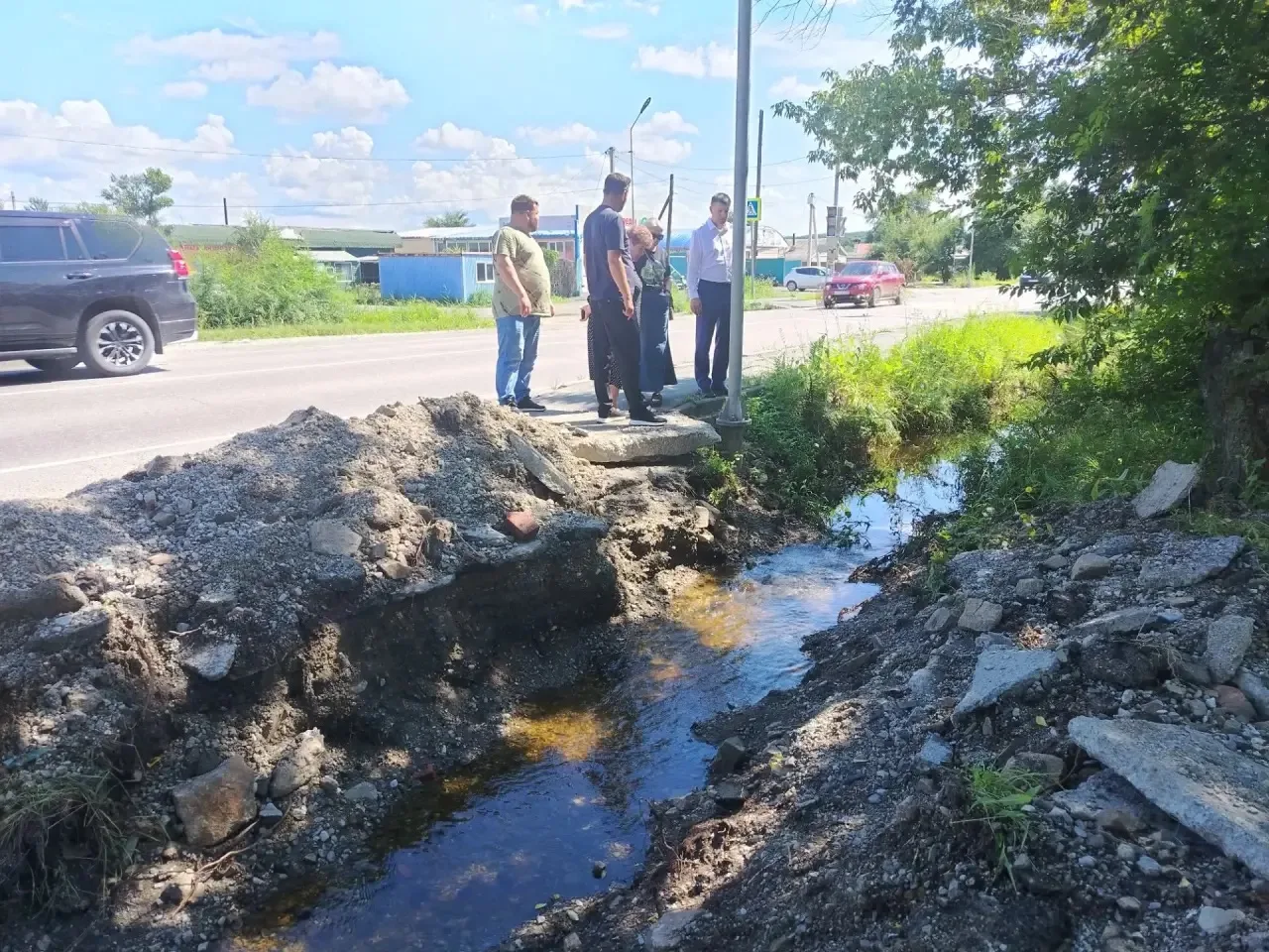 Рабочее совещание по вопросу водоотведения в селе Михайловка⁣⁣⠀