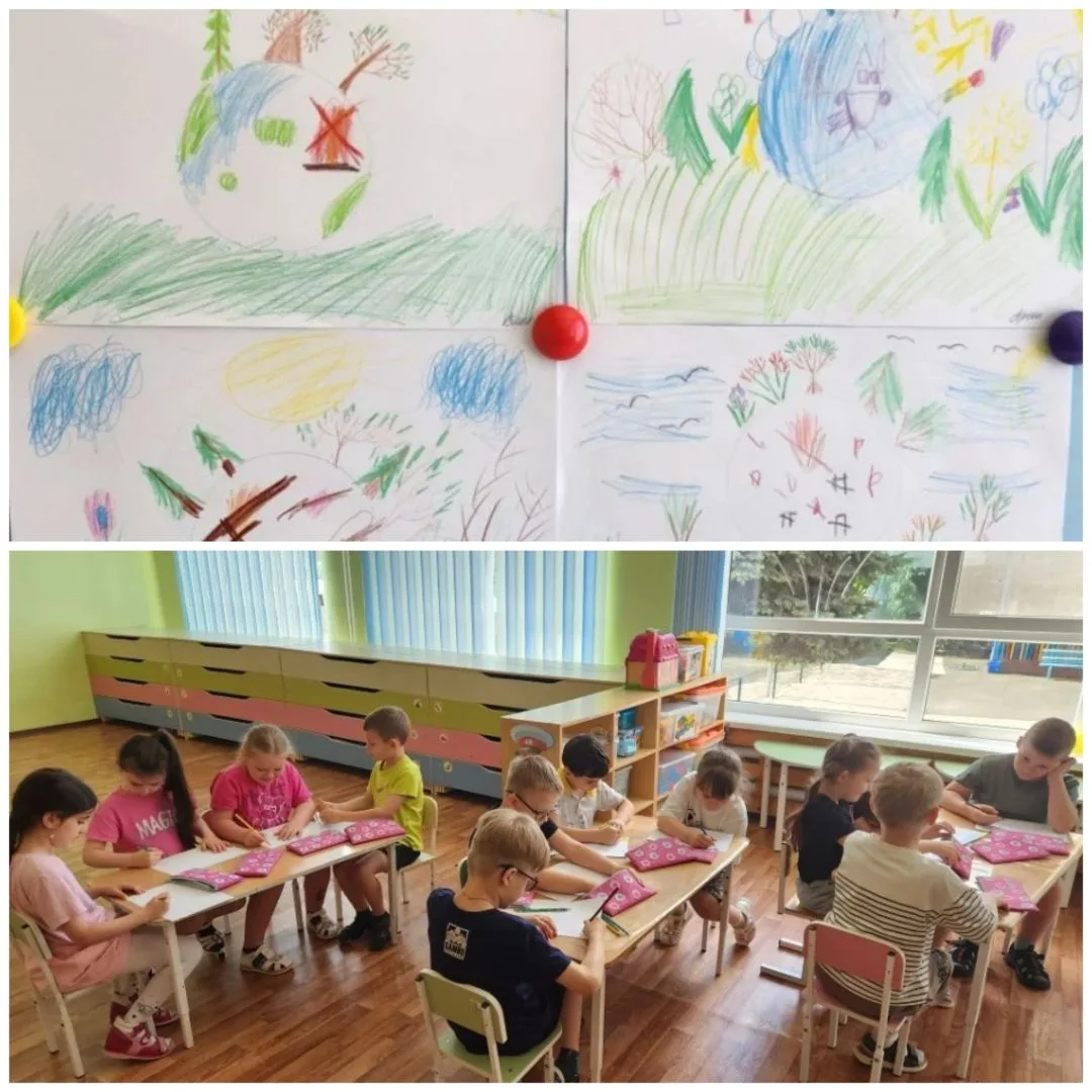 🎨 Лето глазами детей: как группа «Солнышко» создавала свои шедевры! ☀️