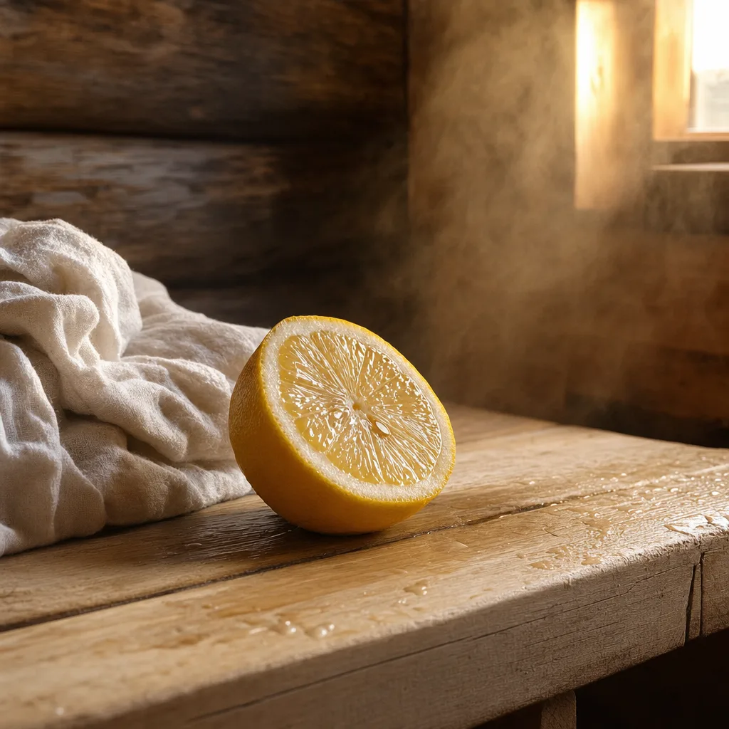 🍋♨️ Лимон в парилке