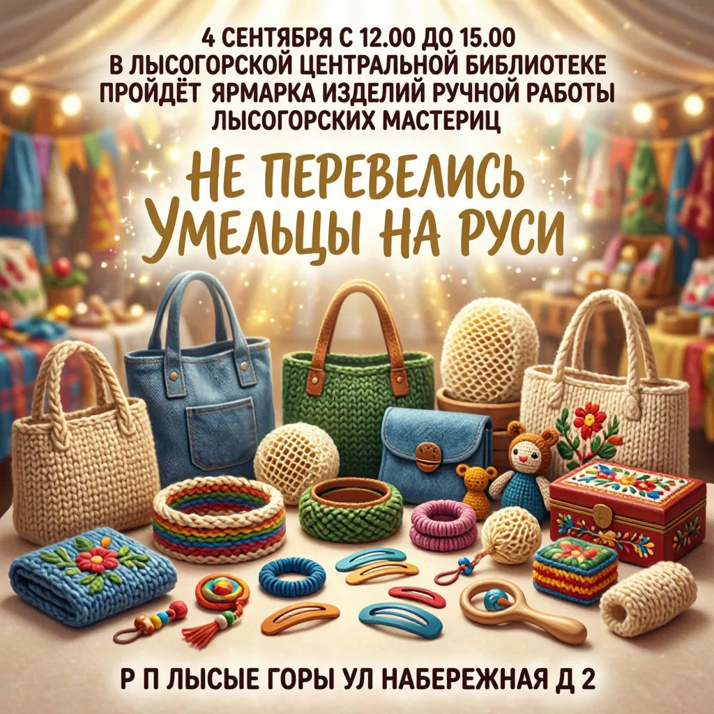 🎉Приглашаем всех на ярмарку изделий ручной работы!🎉