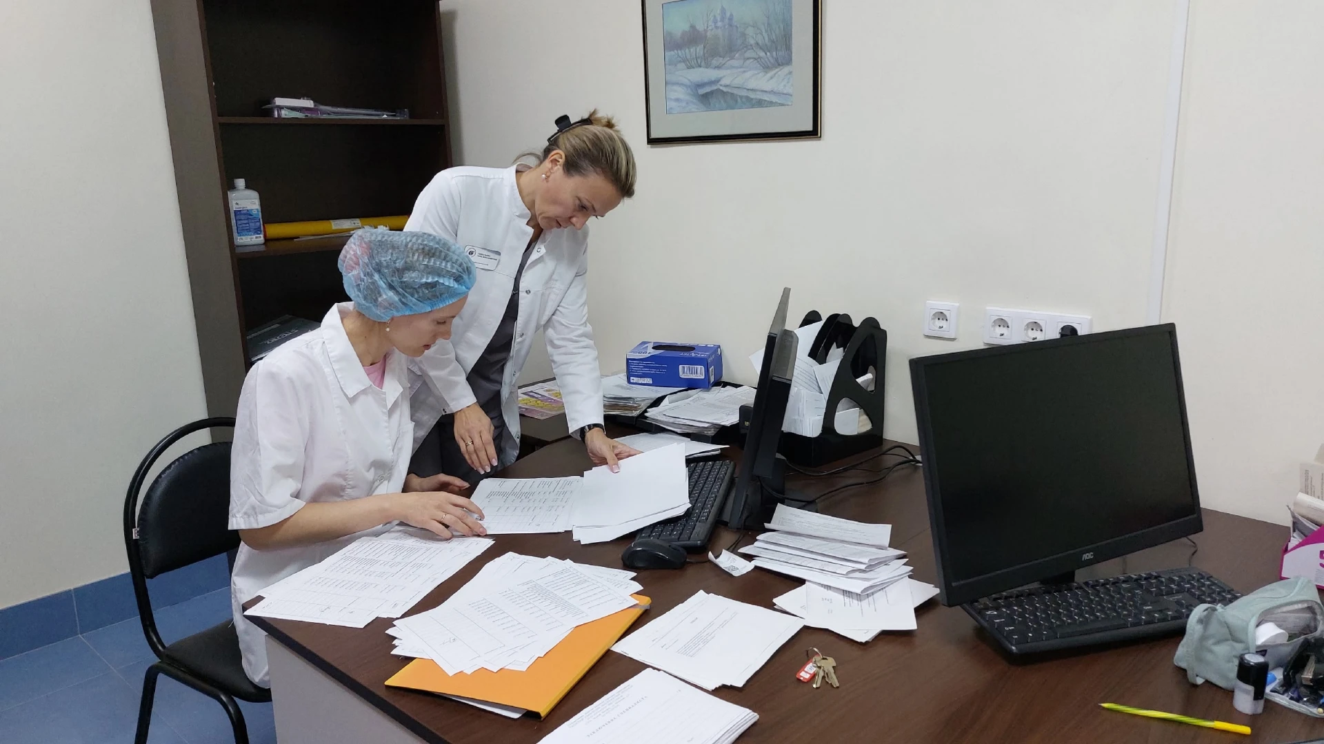 💉Сегодня в онкодиспансере - вакцинация от гриппа. Желающие смогли сделать также привив...