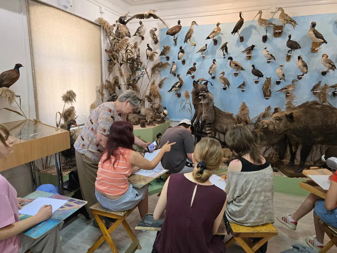 🎨Учащиеся художественного отделения нашей школы искусств побывали в музее станицы Долж...