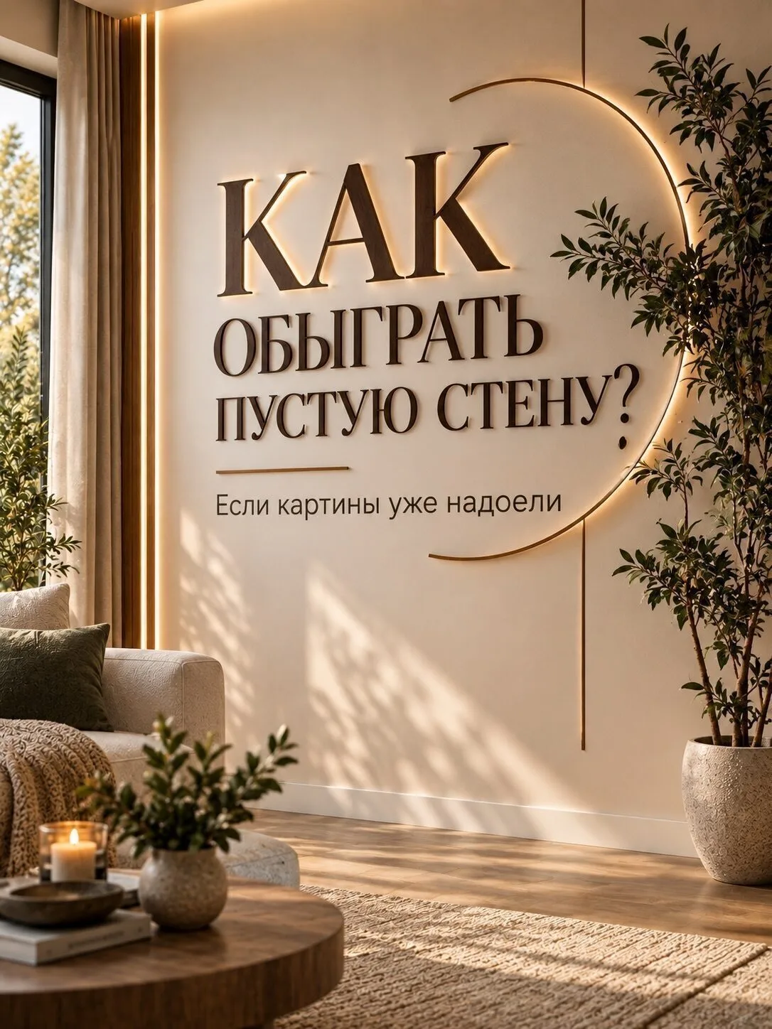 ПУСТАЯ СТЕНА — ЭТО ВОЗМОЖНОСТЬ, А НЕ ПРОБЛЕМА