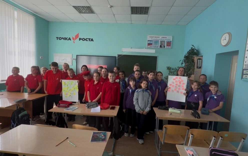 «Дерево мира» выросло в Поимской школе