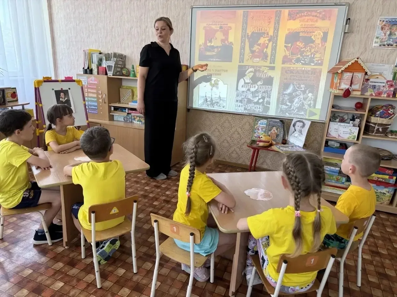 В рамках тематической недели «Творчество А. С. Пушкина» в подготовительной логопедическ...
