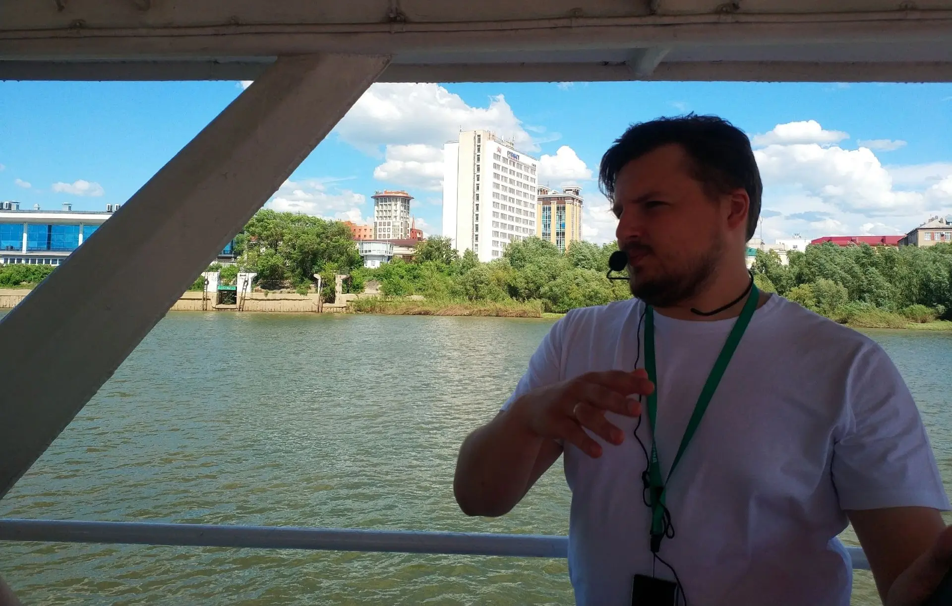 ⛴️Недавно Кирилл Демьянов провел экскурсию на теплоходе, которая пользуется у наших туристов большой