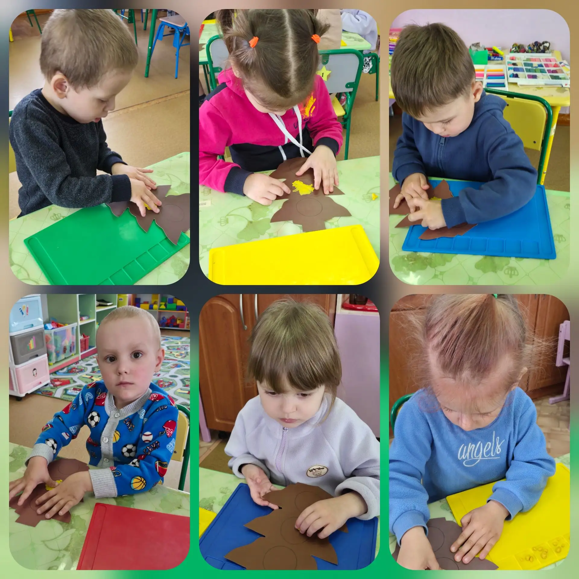 Художественно-эстетическое развитие (налеп) в группе №7 "Родничок"