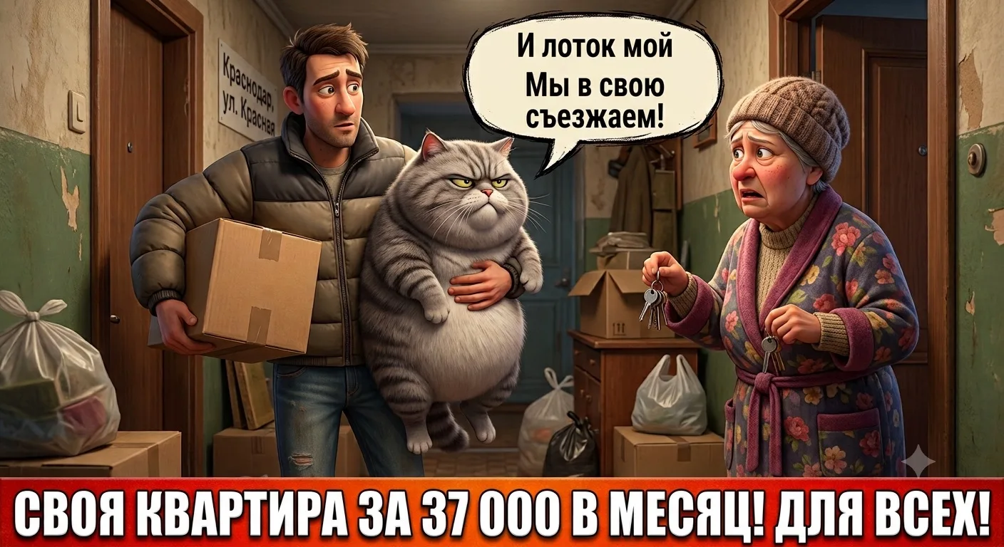 ✅Своя готовая квартира в Краснодаре за 37 000 в месяц. Ипотека по стоимости аренды! 

✅Ипотека для в