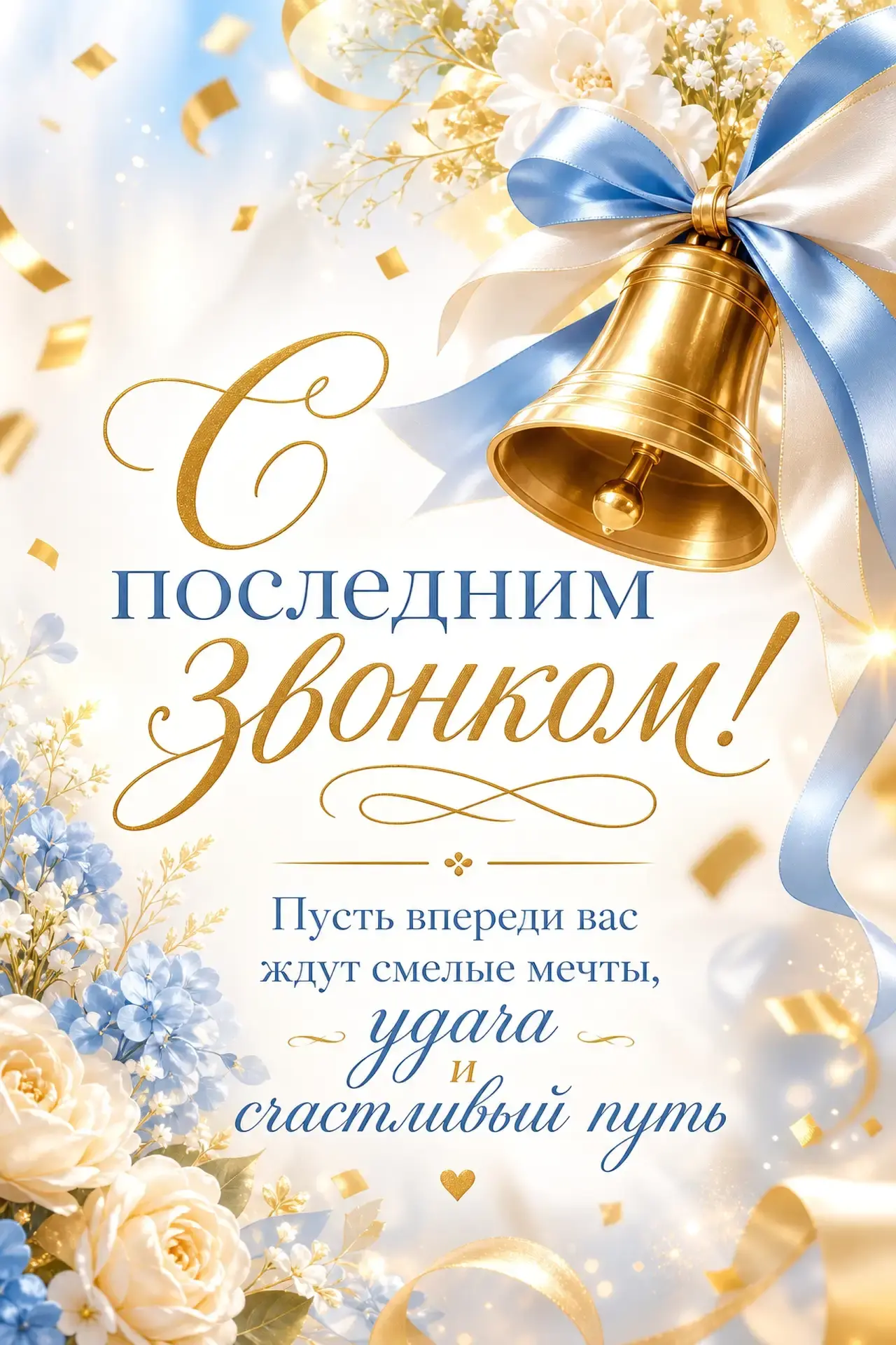 Сегодня для нашей школы особенный день – последний звонок для наших выпускников. Мы провожаем вас в 