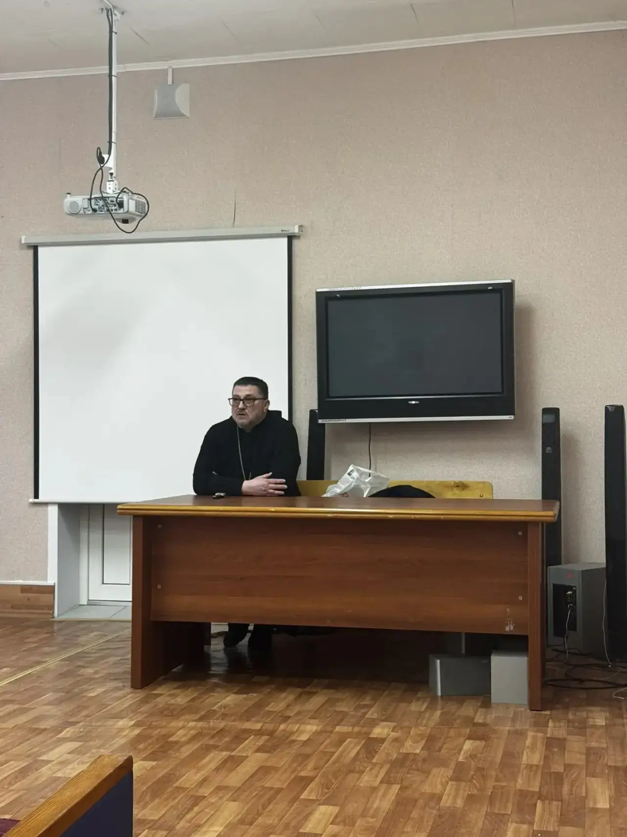 ✅24 марта состоялась встреча с клириком Храма Всех Святых, в земле Российской просиявших-отцом Андре