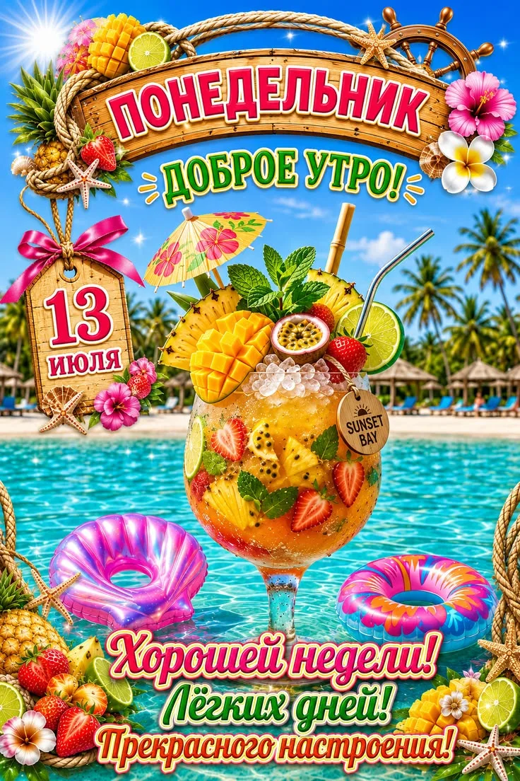 🌞🎉 Желаем бодрого утра и замечательного дня!